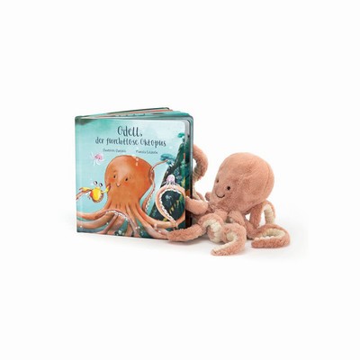 Jellycat Odell Der Furchtlose Oktopus Buch and Odell Pulpo Little | VFAS-42178